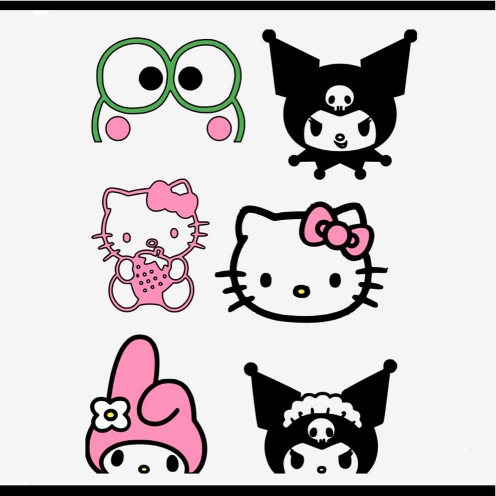 MEDIUM - SANRIO DECALS